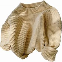 Baby Girl Boy Knitted Sweater Pullover Sweatshirt Tops Warm Winter Coats Outwear Knit Sweaters For Infant Toddler
