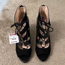 Nine West Shoes | Brand New, Nine West Peep Toe Heels | Color: Black | Size: 8.5