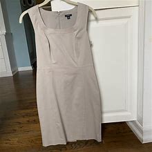 Ann Taylor Dresses | Ann Taylor Size 0P Sleeveless Dress | Color: Tan | Size: 0P