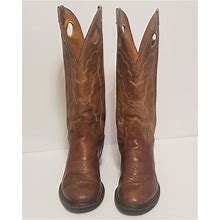 Vintage Tony Lama Buckaroo Boots Mens 7.5 Wms 9 216931 66272 475