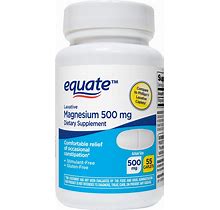 Equate Magnesium Laxative Caplets Dietary Supplement 500 Mg 55 Count