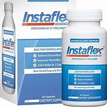 Instaflex Advanced Joint Support Supplement - Turmeric, Resveratrol, Boswellia Serrata Extract, Bioperine, UC-II Collagen- 30 Count