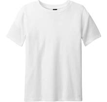 District Clothing DT108Y District Youth Perfect Blend CVC Tee White Sm