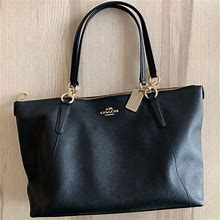 Coach Black And Gold Tote Bag - Women | Color: Black