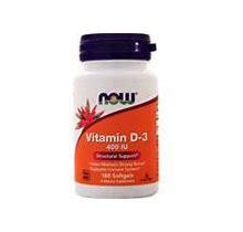 Vitamin D-3 (400IU) 180 Sgels