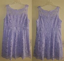 Bb Dakota Dresses | Bb Dakota Plus Size Lace Babydoll Dress Size 18 | Color: Purple | Size: 18