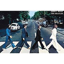 Trends International Beatles-Abbey Road Wall Poster, 22.375" X 34", Unframed Version