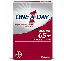 Proactive 65+, Mens & Womens Multivitamin, Supplement With Vitamin A, Vitamin C, Vitamin D, And Zinc For Immune Health Support, Calcium, Folic Acid &