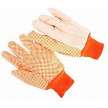 Seattle Glove Inc. 10 Oz Orange Dotted Knit Wrist Gloves (4 Dozen)