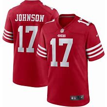 Men's Nike Josh Johnson Scarlet San Francisco 49Ers Home Game Player Jersey(S)