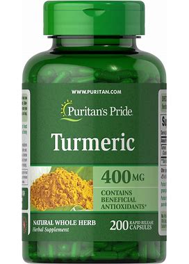 Puritan's Pride Turmeric 400 Mg | 200 Capsules