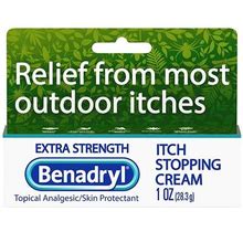 Benadryl Itch Stopping Cream, Extra Strength - 1.0 Oz