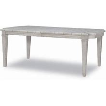 Legacy Classic Belhaven Weathered Plank Extendable Rectangle Leg Dining Table