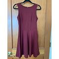 Mossimo A Line Burgundy Fit N Flare Dress Size Xs