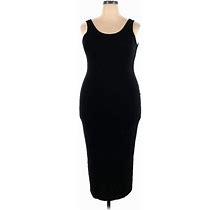Shein Casual Dress - Midi: Black Dresses - Women's Size 2X