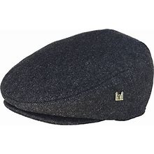Headchange Econo Wool Blend 5 Point Ivy Cap Classic Scally Newsboy Hat (Charcoal Grey, 7 3/8)