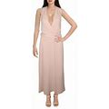 Lauren Ralph Lauren Womens Pink Sleeveless Long Cocktail Maxi Dress 10