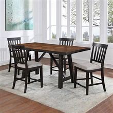 Steve Silver Furniture Counter Height Extendable Dining Set Wood In Brown | 36.5 H In | Wayfair D37f71c7b50cdc6ae68969f778a2b3b4