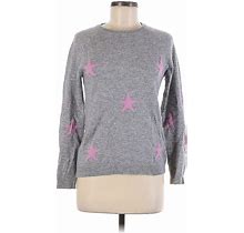Philosophy Republic Clothing Cashmere Pullover Sweater: Gray Stars Sweaters & Sweatshirts - Women's Size Medium