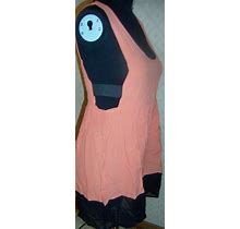 Dress Mini Orange/Black I Love H-81 , Size S, NWT $57 X