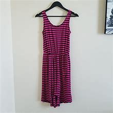 Merona Dresses | High-Low Hem Sun Dress | Color: Blue/Pink | Size: Xs