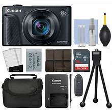 Canon Powershot Sx740 HS 20.3Mp Digital Camera 40X Optical Zoom Black + 16Gb Kit