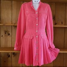 A/X Armani Exchange Dresses | Ax Classic Pleated Dress | Color: Pink/Red | Size: 2
