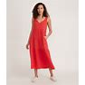Women's Corinne Double Cloth Maxi Dress | Red | XL By Marine Layer