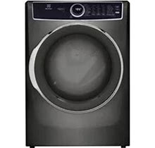 Electrolux Electrolux Front Load Perfect Steam Electric Dryer With Predictive Dry And Instant Refresh - 8.0 Cu. Ft. - Titanium