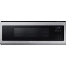 Samsung ME11A7510 30 Inch Wide 1.1 Cu. Ft. 1100 Watt 400 CFM Over The Range Microwave With Wi-Fi Stainless Cooking Appliances Microwave Ovens Over The