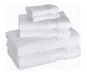 Classic Turkish Towels Luxury Plush 6-Piece Towel Set - Soft And Comfy Ultimate Bathroom Towels Made With 100% Turkish Cotton (White)