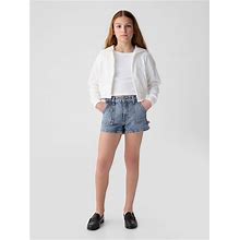 Girls' High-Rise Denim Shorts By Gap Medium Wash Plus Size 16