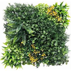 Sunnyroyal Artificial Boxwood Panel 3D Topiary Hedge Plant UV Protected Priva...