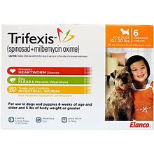 Trifexis Rx, 10.1-20 Lbs (Orange), 6 Month