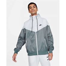 Nike Men's Sportswear Windrunner Windbreaker Jacket Gray/White, Medium - Men's Athletic Jackets At Academy Sports