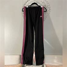 Adidas Pants & Jumpsuits | Adidas Athletic Activewear. Black & Pink. Size S. | Color: Black/Pink | Size: S