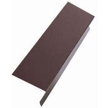 2 X 2 X 10 ft Drip Edge 80 Degree Brown 26 Gauge Galv., From Best Materials
