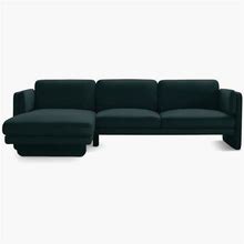 Pastille Sectional Chaise, 105" Sofa, Tourmaline At Design Within Reach