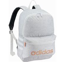 Adidas Classic 3S Backpack, Jersey White/Onix/Rose Gold, One Size