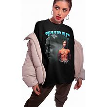 Gildan Tupac Rap 2Pac Hip Hop Streetwear Rap Clothing Unisex Shirt - New Women | Color: Black | Size: L
