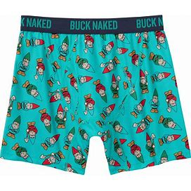Men's Buck Naked Pattern Boxer Briefs - Multi - Duluth Trading Company