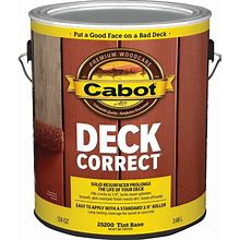 Cabot Deckcorrect Tint Base Wood Deck Resurfacer, 1 Gal. 140.0025200.007 Cabot