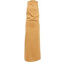 Christopher Esber, Asymmetric Maxi Dress, Women, Yellow, US 8, Dresses, Materialmix