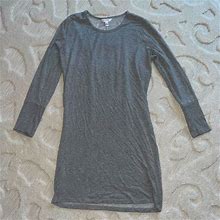 Athleta Dresses | New Athleta Grey Sweater Dress | Color: Gray | Size: S