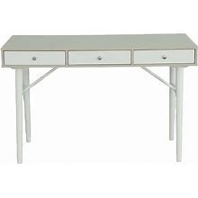 Progressive Furniture Stanford Vanity Desk In Gray And White