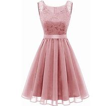 Dresses For Women Clearance Women Lace Sleeveless Party Dress Cocktail Prom Ballgown Vintage Dress