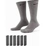 Nike Men's Everyday Plus Cushion Training Crew Socks 6 Pack Grey, Large - Athletic Socks At Academy Sports