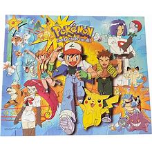 Vintage 1998 Pokemon Gotta Catch Em All! Milton Bradley 60 Piece Jigsaw Puzzle