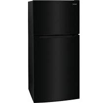 Frigidaire Fftr2045vb 30" Top Freezer Refrigerator With 20 Cu. Ft. Capacity Led Lighting Humidity Controlled Crisper And Gallon Door Bins In Size 30
