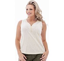 Aventura Women's Ellis Tank Top - White Size X-Small - Organic Cotton
